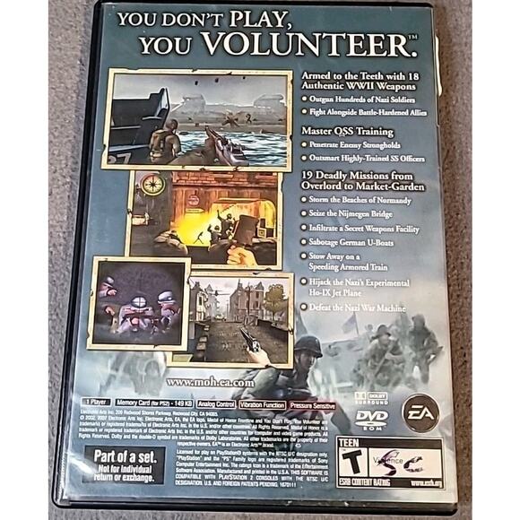 Medal of Honor: Frontline PS2 Sony PlayStation 2 CIB Tested Working - Picture 2 of 5